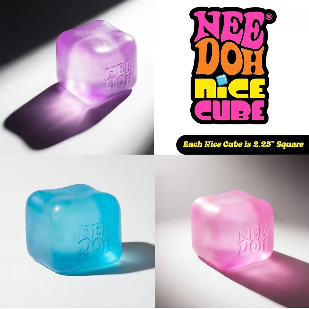 Nee Doh Jellyfish & Cube Squish Toy